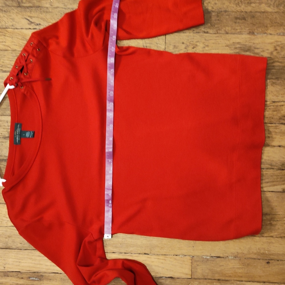 Ralph Lauren Jean Company Red Large Women's Top - Picture 9 of 11